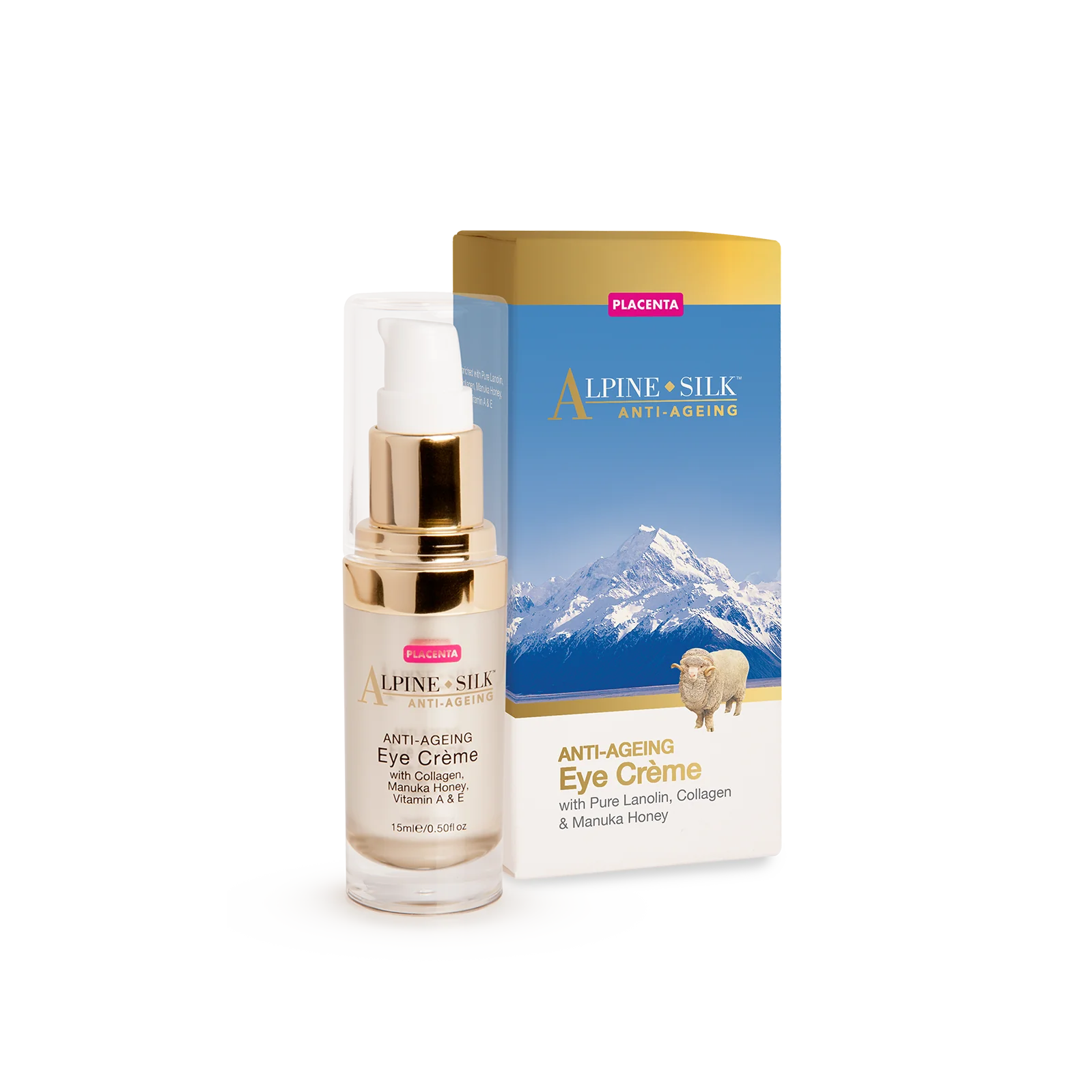 アルパインシルク アンチエイジングアイクリーム 15ml
