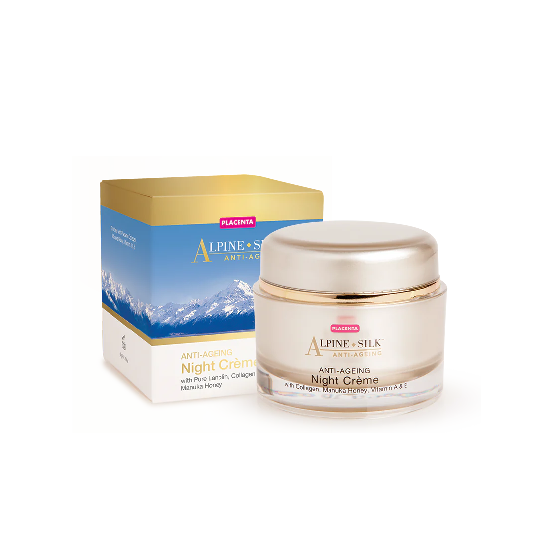 アルパインシルク アンチエイジングナイトクリーム 50g