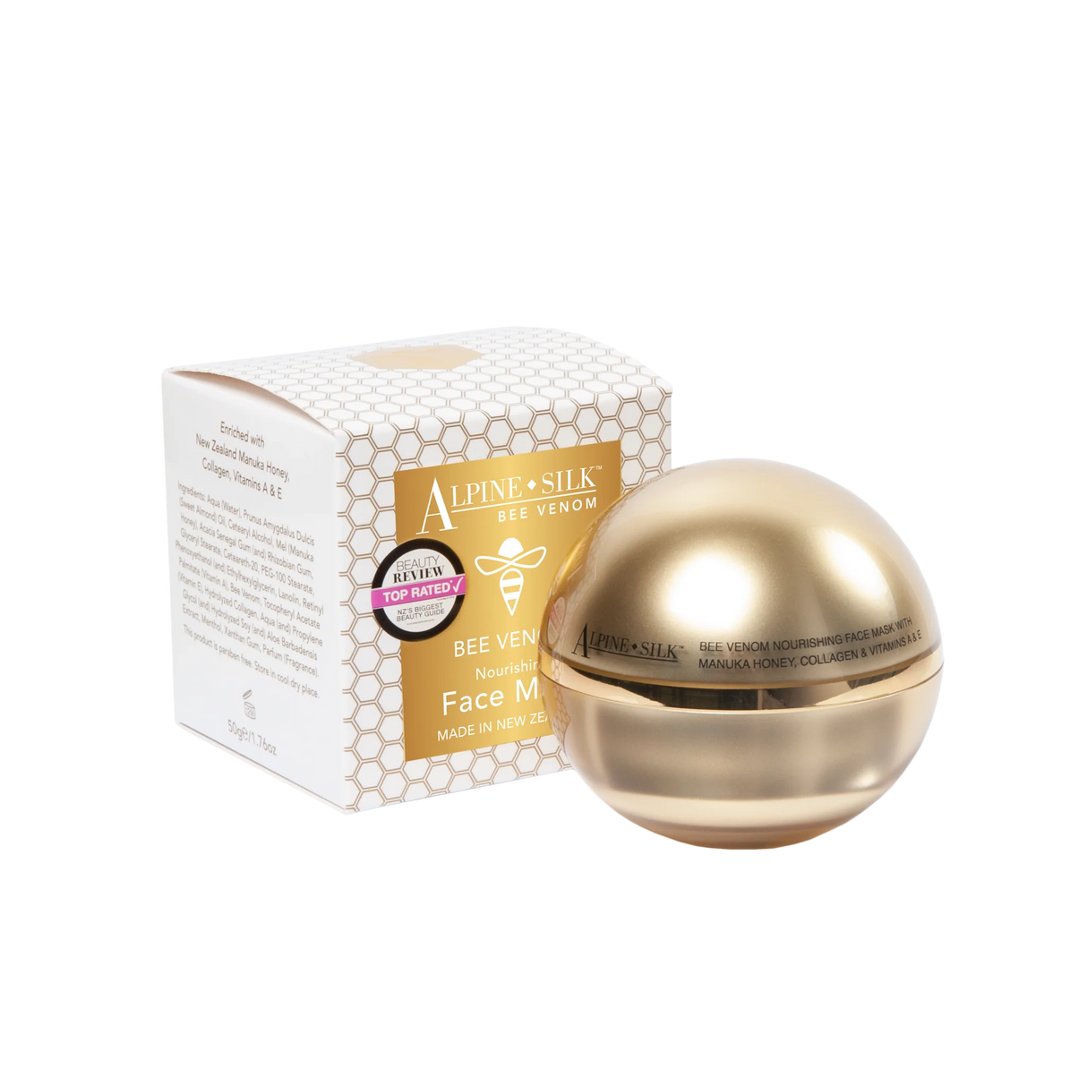 アルパインシルク ビーベノム フェイスマスク 50g