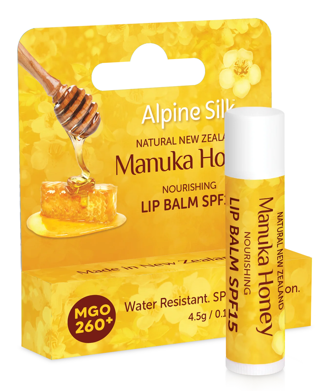 アルパインシルク マヌカハニー SPF15 リップバーム 4.5g
