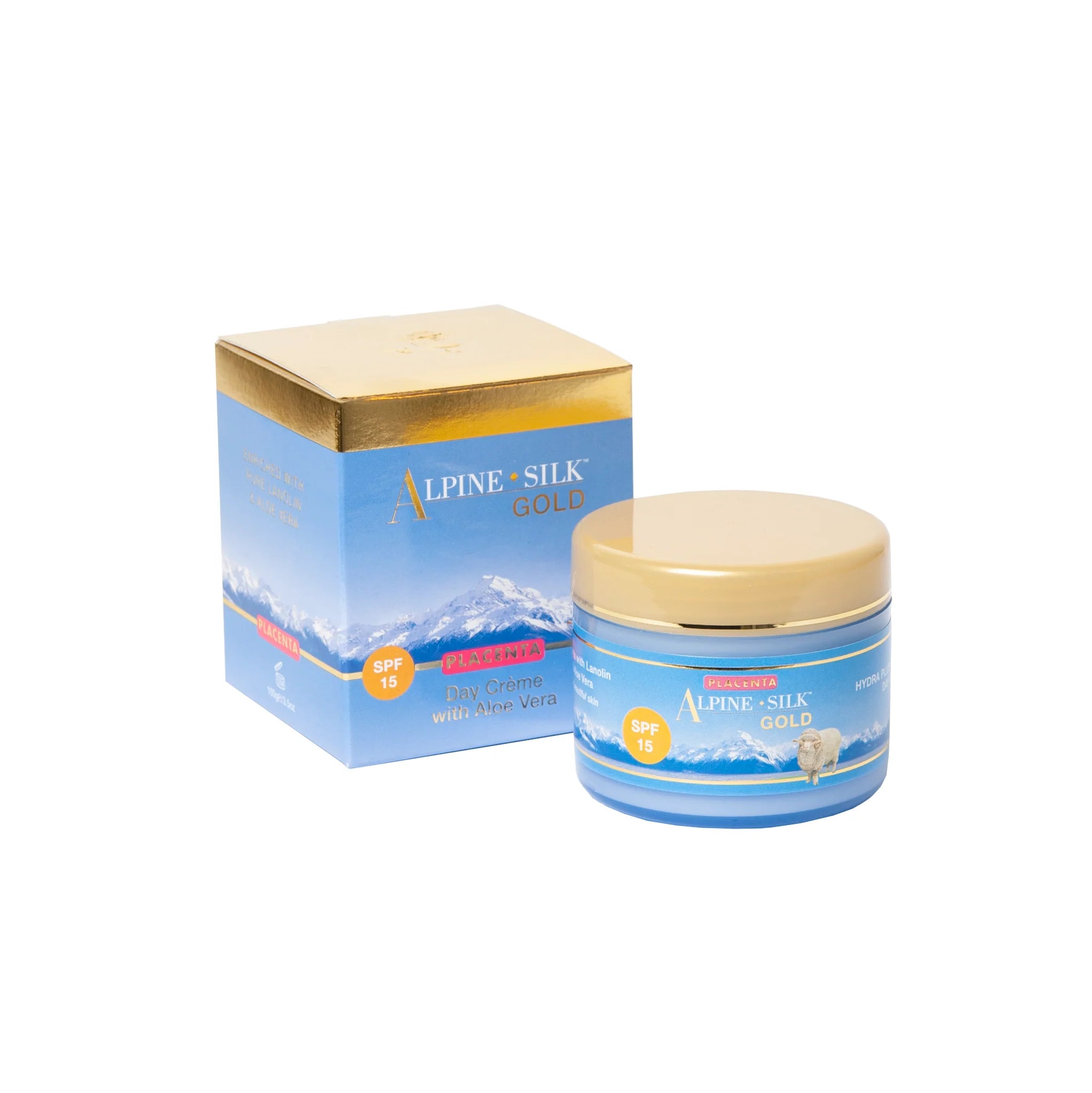 アルパインシルク ゴールド プラントプラセンタ SPF15 デイクリーム 100g