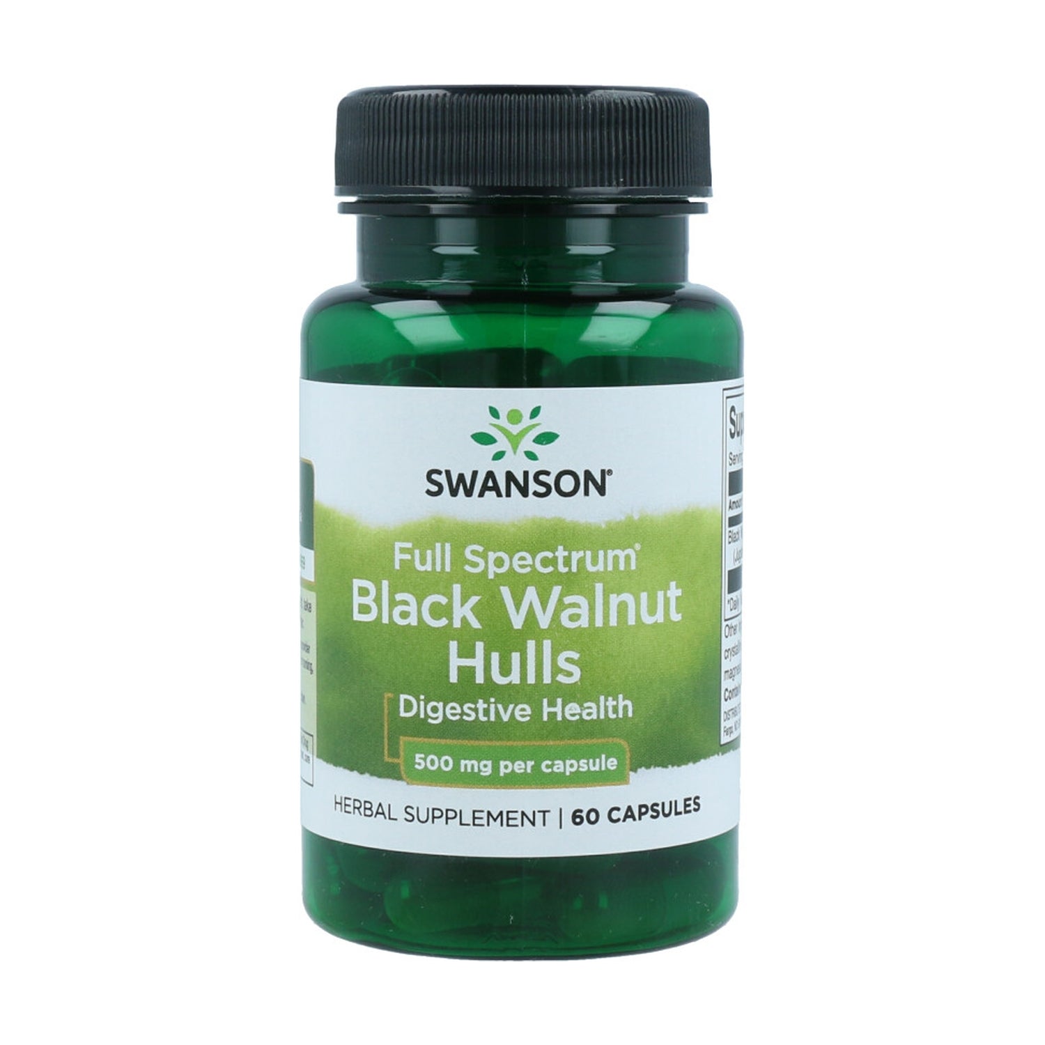 スワンソン ブラックウォルナットハルズカプセル 500mg 60錠