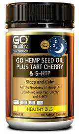 Go Healthy Go ヘンプシードオイル プラス タルトチェリー＆5-HTP 100s