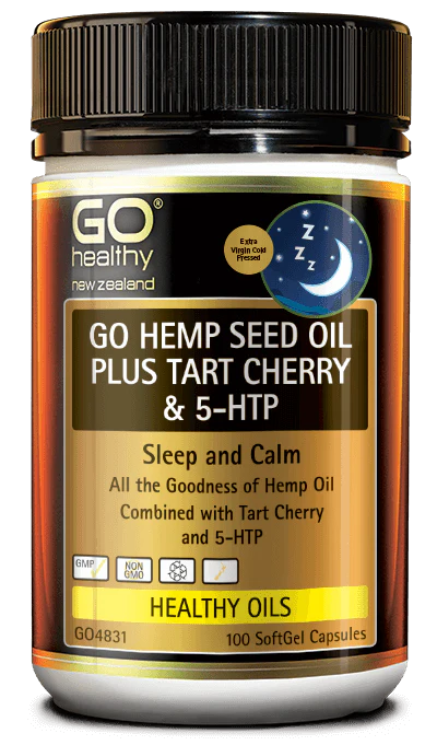 Go Healthy Go ヘンプシードオイル プラス タルトチェリー＆5-HTP 100s