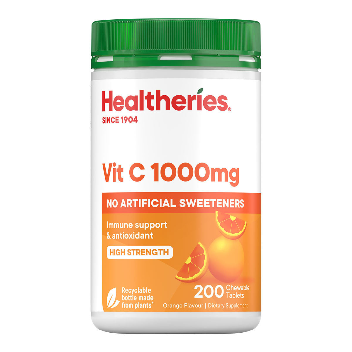 Healtheries Vit C 1000mg Chewable Tablets Orange