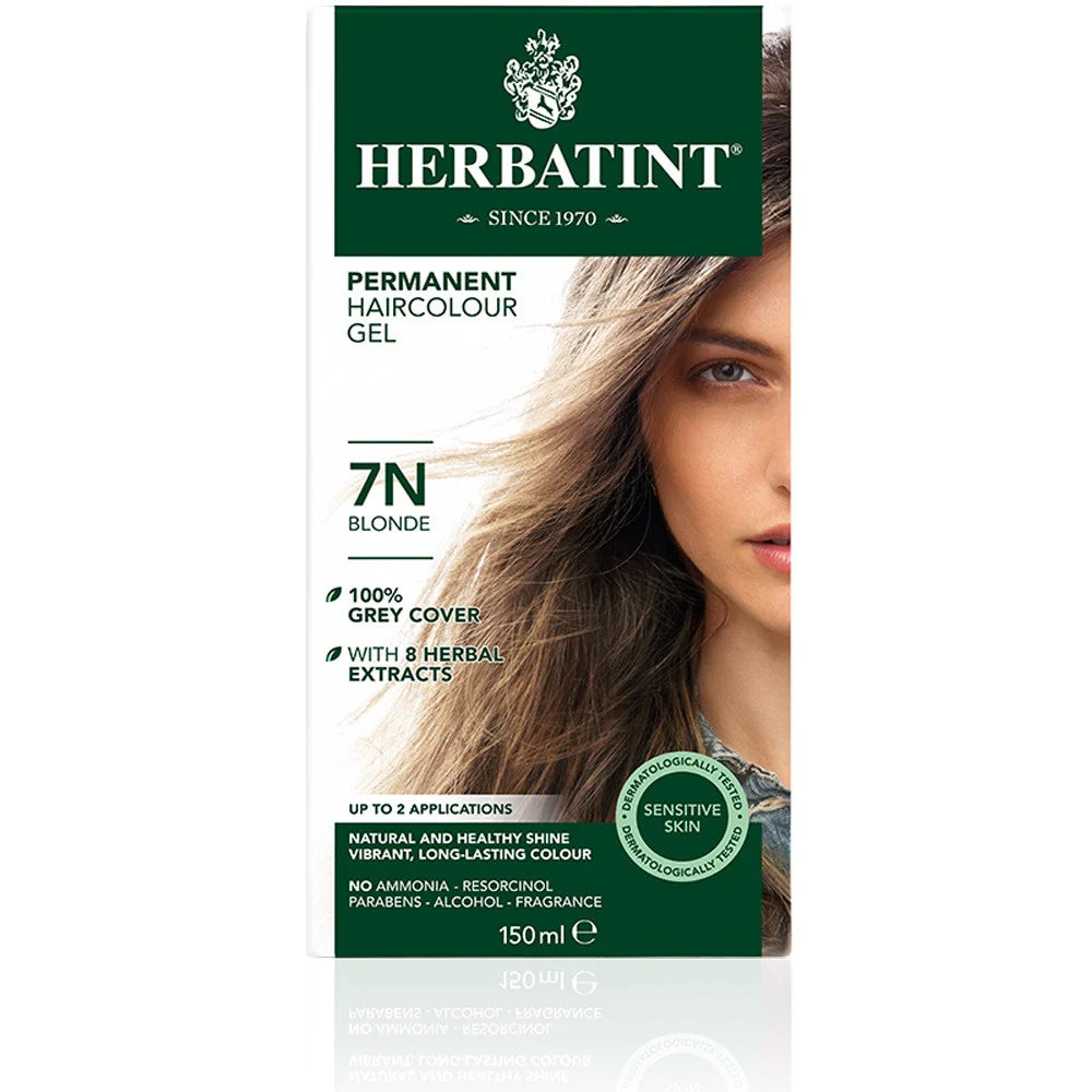 Herbatint パーマネント ハーバル ヘアカラー ジェル - ブロンド 7N