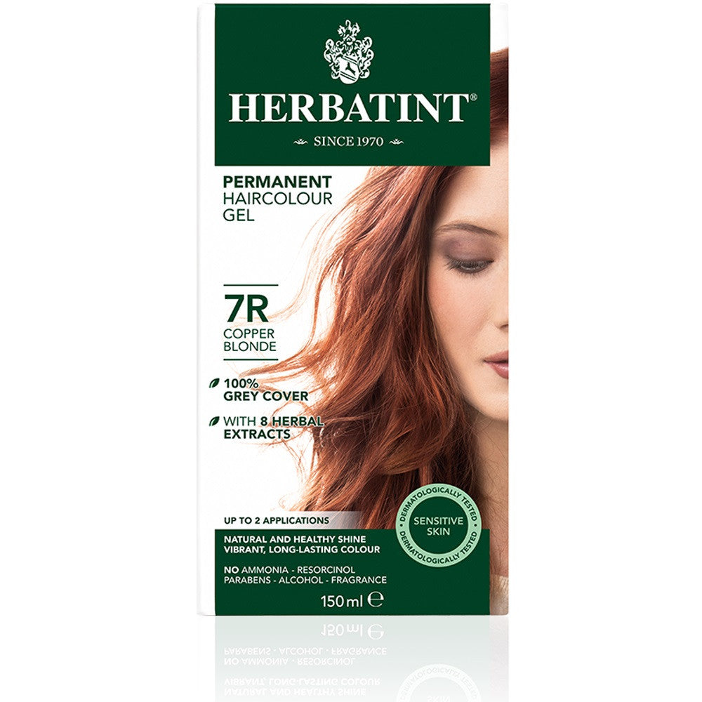 ハーバティント パーマネント ハーブヘアカラージェル - コッパーブロンド 7R