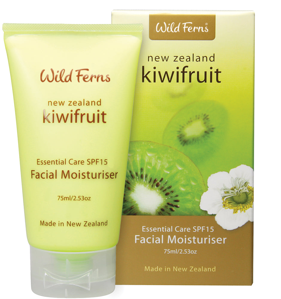 ワイルドファーンズ キウイフルーツ エッセンシャルケア SPF15+ フェイシャルモイスチャライザー 75ml