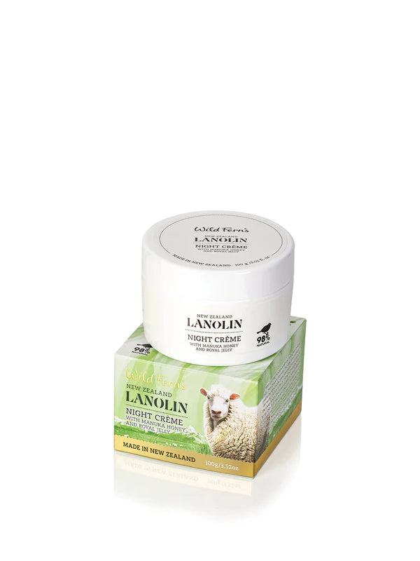 ワイルドファーンズ ラノリン ナイトクリーム - 100g (乾燥肌/普通肌)