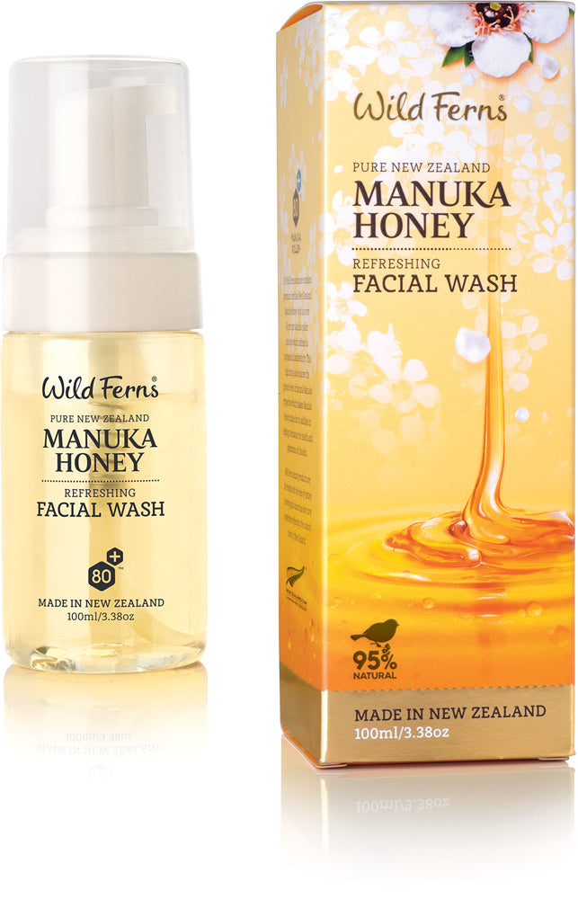 ワイルドファーンズ マヌカハニー リフレッシング フェイシャルウォッシュ 100ml (新商品)