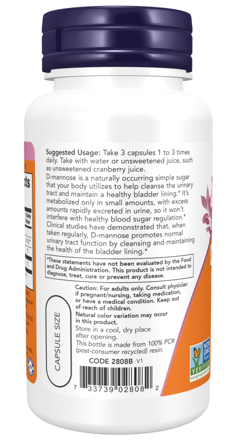 Now D-マンノース ベジカプセル 500mg 120錠