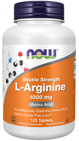 Now L-アルギニン、ダブルストレングス 1000mg 錠剤 120錠