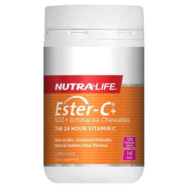 ニュートラライフ エキナセア＆エステルCチュアブル錠 500mg 60錠