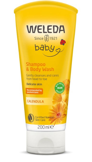 ヴェレダ ベビーカレンデュラ シャンプー＆ボディウォッシュ 200ml 