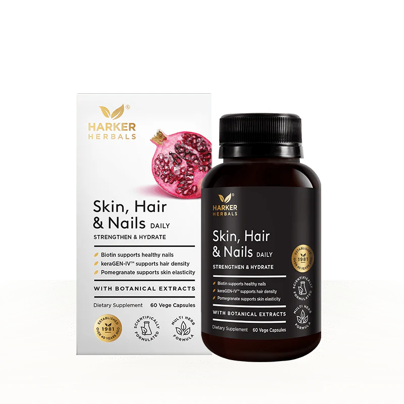 Harker Herbals Skin, Hair & Nails Vegecapsules 60