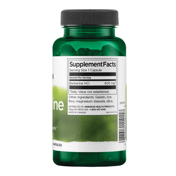 スワンソン ベルベリンカプセル 400mg 60錠