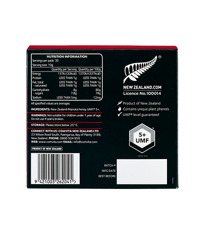 コンビタ UMF™ 5+ マヌカ ハニー サシェ 30