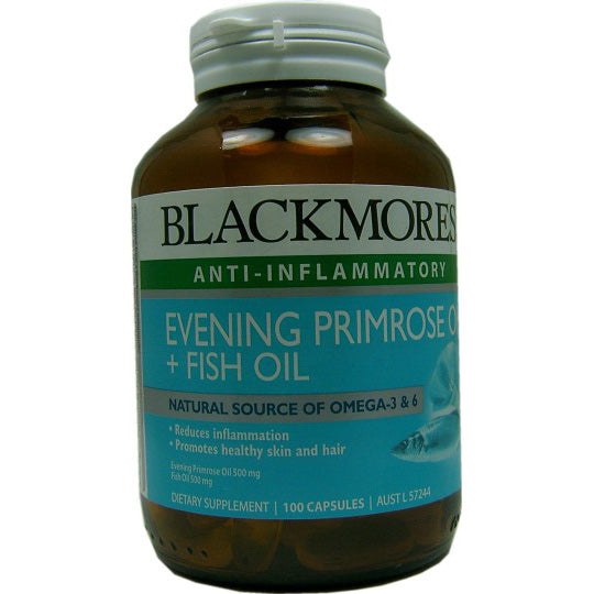 ブラックモアズ 月見草オイル + 魚油カプセル 100錠