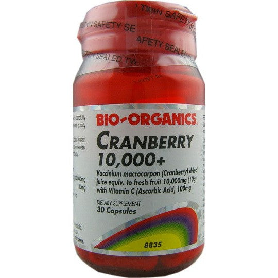 バイオオーガニックス クランベリー 10000+ カプセル 30個