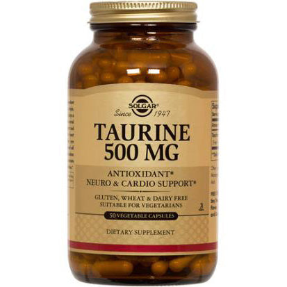 ソルガー タウリン 500mg 植物性カプセル 50錠