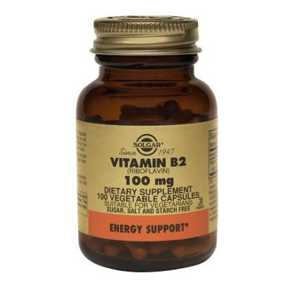 ソルガー ビタミンB2（リボフラビン）100mg 植物性カプセル 100