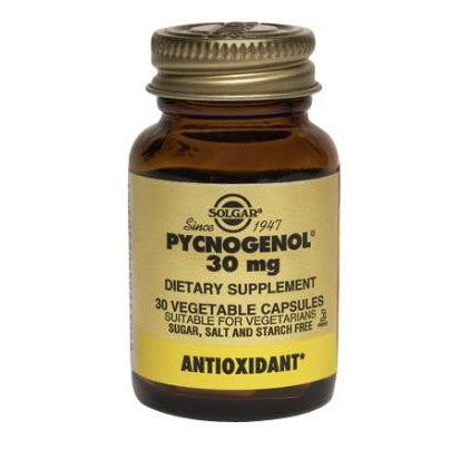 ソルガー ピクノジェノール 30mg 植物性カプセル 30錠