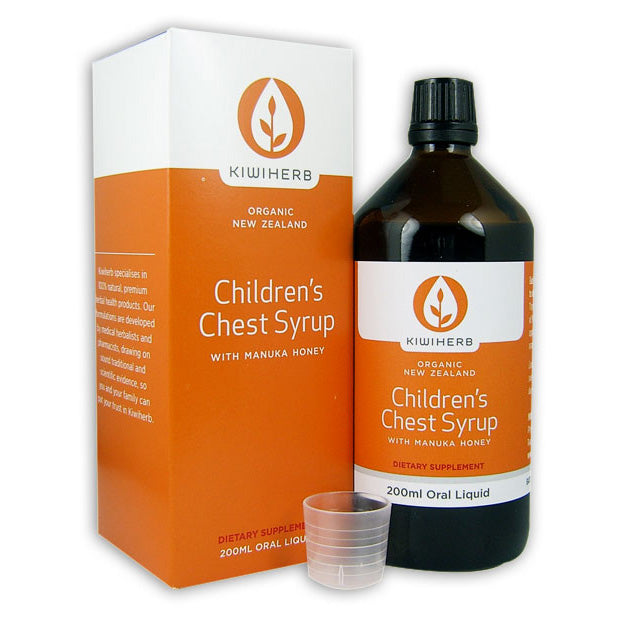 Kiwiherb マヌカハニー入りチャイルドチェストシロップ 200ml