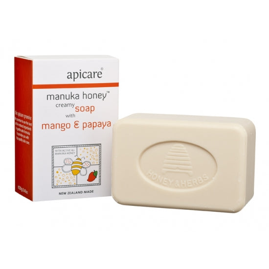 アピケア マヌカハニーソープ マンゴー＆パパイヤ 250g