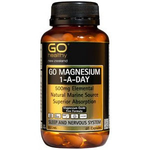 ゴーマグネシウム 1日1回 500mg 60ベジカプセル