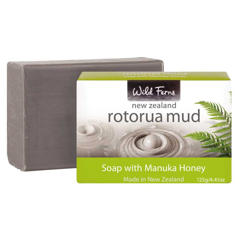 ワイルドファーンズ ロトルア マッドソープ（マヌカハニー入り）125g
