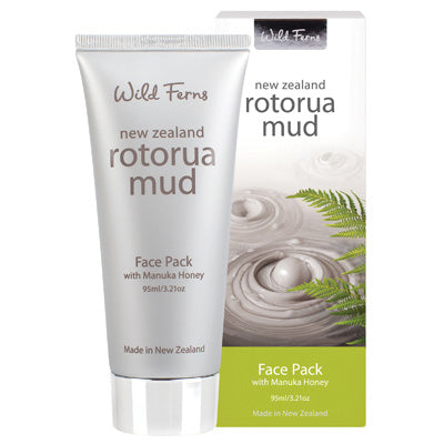 ワイルドファーンズ ロトルア泥フェイスパック（マヌカハニー配合）95ml