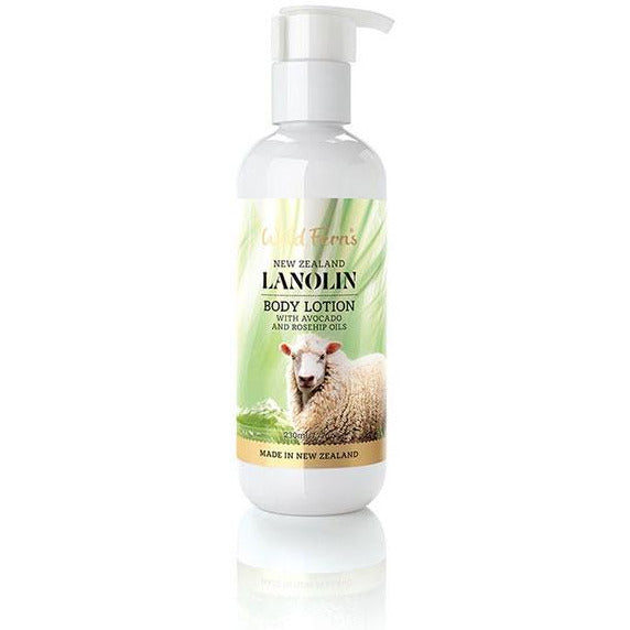 ワイルドファーンズ ラノリン ボディローション - 230ml (新商品)