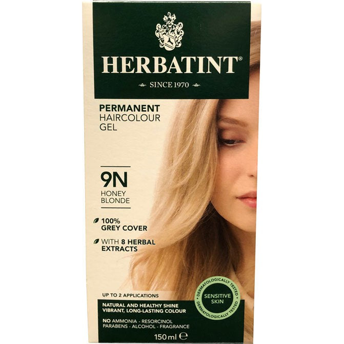 ハーバティント パーマネント ハーバル ヘアカラー ジェル - ハニーブロンド 9N
