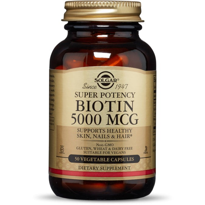 ソルガー ビオチン 5000mcg 50カプセル