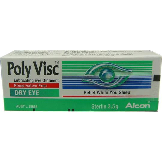 ポリビスク潤滑眼軟膏3.5g